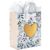 Floral with Gold Heart