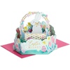 Pop Up Card  Bunny in Easter Basket