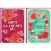 Floral Galentine's Day  2 Cards with Envelopes