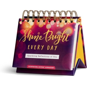 DaySpring 365-Day Perpetual Calendar (God’s Promises Day by Day) Religious Gift, Inspirational Desktop Accessory(Shine Bright Every Day)