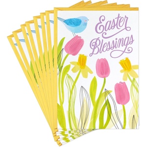 DaySpring Pack of Religious Easter Cards, Blessings (8 Cards with Envelopes)(Blessings  8 Religious Cards with Envelopes)