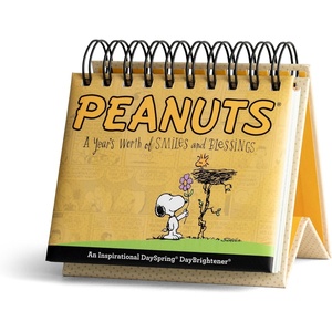 DaySpring Peanuts 365-Day Perpetual Calendar (A Year’s Worth of Smiles and Blessings) Snoopy and Woodstock, Religious Gift, Inspirational Desktop Accessory(Peanuts)