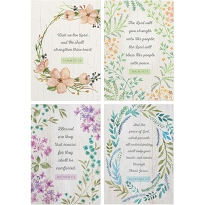 DaySpring Religious Easter Cards Assortment (16 Cards with Envelopes, 4 Designs) Tulip, Lily, Butterfly, Nature(Sympathy)