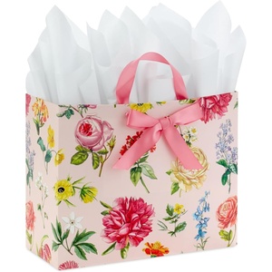 Hallmark 10″ Large Mother’s Day Gift Bag with Tissue Paper (Vintage Floral with Pink Bow) for Valentine’s Day, Easter, Bridal Showers, Graduations, New Moms(Floral)