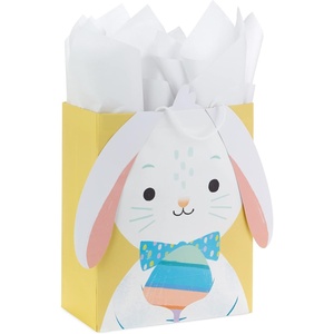 Hallmark 13″ Large Easter Gift Bag with Tissue Paper (Bunny with Egg) for Egg Hunts and Easter Baskets(1 count (Pack of 1))