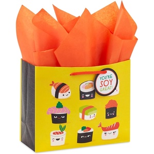 Hallmark 15″ Extra Large Paw Patrol Gift Bag with Tissue Paper for Birthdays, Kids Parties, Christmas, Holidays(Sushi  You’re Soy Great!)
