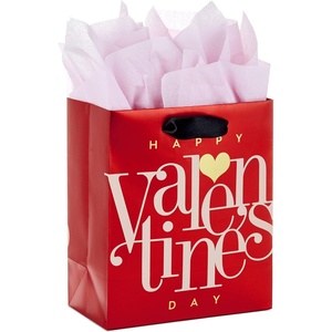 Hallmark 15″ Extra Large Valentine’s Day Gift Bag with Tissue Paper (Candy Hearts)(1 count (Pack of 1))