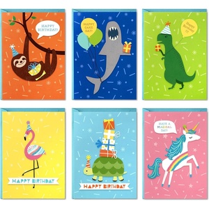 Hallmark Assorted Kids Valentine’s Day Cards, Farm Animal Puns (36 Cards and Envelopes) Sheep, Pig, Horse, Chicken, Duck, Rabbit(Animal Birthday)
