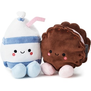 Hallmark Better Together Magnetic Plush (Peanut Butter and Jelly) 5″ Stuffed Toys, Easter Gifts for Kids(Milk and Cookie)