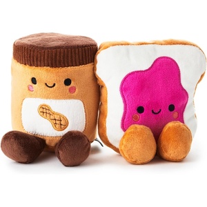 Hallmark Better Together Magnetic Plush (Peanut Butter and Jelly) 5″ Stuffed Toys, Easter Gifts for Kids(Peanut Butter and Jelly)
