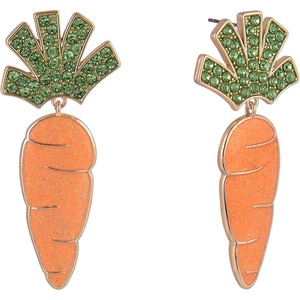 Hallmark Carrot Drop Earrings