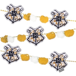 Hallmark Christmas Garland, Harry Potter Hogwarts Crest Garland, 72″, Fabric, Gifts for Harry Potter Fans
