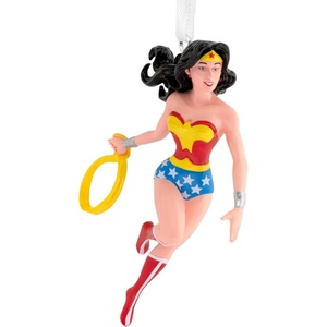Hallmark Christmas Ornament, DC Wonder Woman with Lasso Ornament, Gifts for DC Comics Fans