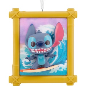 Hallmark Christmas Ornament, Disney Lilo & Stitch Funko POP! Ornament with Lenticular Dimension, Gifts for Disney Fans