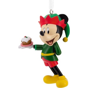 Hallmark Christmas Ornament, Disney Mickey Mouse Holiday Elf Ornament, Gifts for Disney Fans