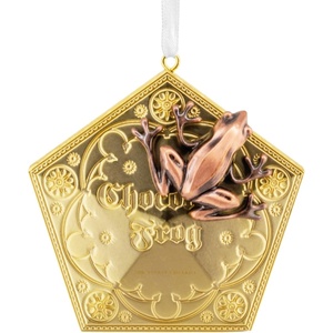 Hallmark Christmas Ornament, Harry Potter Chocolate Frog Ornament, Metal, Gifts for Harry Potter Fans