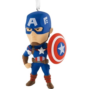 Hallmark Christmas Ornament, Marvel Captain America Stylized Ornament, Gifts for Marvel Fans