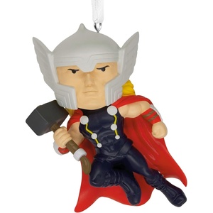 Hallmark Christmas Ornament, Marvel Thor Stylized Ornament, Gifts for Marvel Fans