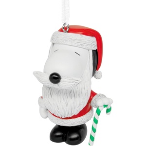 Hallmark Christmas Ornament, Peanuts Santa Snoopy Ornament, Gifts for Peanuts Fans
