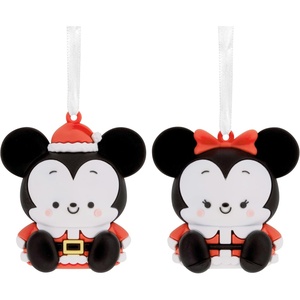 Hallmark Christmas Ornaments, Better Together Disney Holiday Mickey and Minnie Magnetic Ornaments, Set of 2, Gifts for Disney Fans