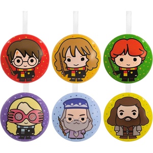 Hallmark Christmas Ornaments, Harry Potter Metal Tins, Set of 6, Harry Potter Tins (0002HCM8796)(Set of 6)