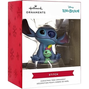 Hallmark Disney Lilo & Stitch Reindeer Stitch Christmas Ornament(Lilo & Stitch with Scrump)