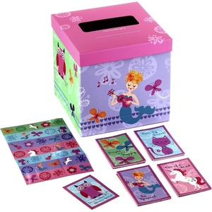 Hallmark Disney/Pixar Toy Story Valentines Day Cards and Mailbox for Kids School Classroom Exchange (1 Box, 32 Valentine Cards, 1 Teacher Card)(Unicorns & Friends)
