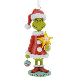 Hallmark Dr. Seuss’s How the Grinch Stole Christmas! Grinch Nutcracker Christmas Ornament, Gifts for Dr. Seuss Fans