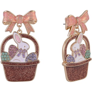 Hallmark Easter Basket and Bunny Earrings