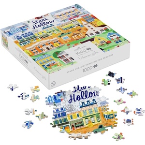 Hallmark Gilmore Girls 1000-Piece Puzzle (Seasons of Stars Hollow) for Birthdays, Easter, Mother’s Day, Christmas
