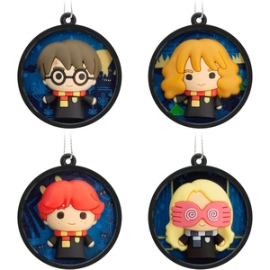 Hallmark Harry Potter Scenes Mini Christmas Ornaments, Shatterproof, Set of 4