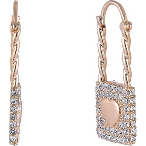 Hallmark Heart & Stone Lock Earrings