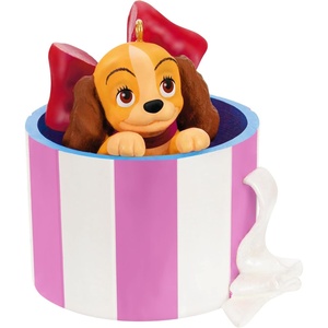 Hallmark Keepsake Disney Christmas Ornament, Lady and the Tramp 70th Anniversary Spaghetti Supper(Disney Lady and the Tramp)