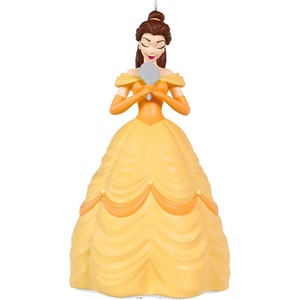 Hallmark Keepsake Disney Princess Christmas Ornament 2023, Tinker Bell Pixie-Dusted Poinsettia(35th Anniversary Belle)