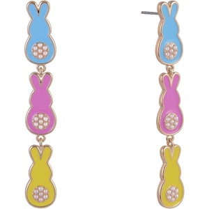 Hallmark Linear Easter Bunny Earrings