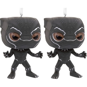 Hallmark Marvel Black Panther Funko POP! Christmas Ornament(Pack of 2)