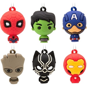 Hallmark Marvel Super Heroes Mini Christmas Ornaments, Shatterproof, Set of 6(Mini Ornaments)