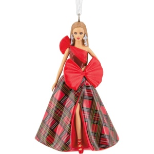 Hallmark Mattel Holiday Barbie 2024 Christmas Ornament(Holiday Barbie 2024)
