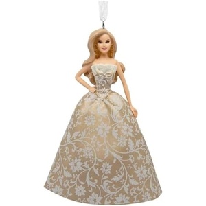 Hallmark Mattel Holiday Barbie Christmas Ornament, Gifts for Barbie Fans