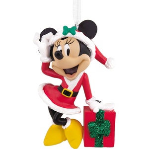 Hallmark Minnie Mouse and Present Christmas Ornament(Minnie with Present)