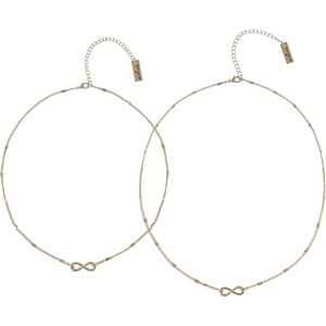 Hallmark Mother’s Day Tear and Share Silver Tone Infinity Pendant Necklaces