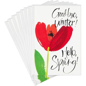 Hallmark Pack of Easter Cards, Goodbye Winter (8 Cards with Envelopes)(Goodbye Winter  Hello Spring)