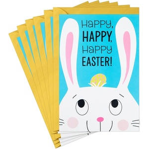 Hallmark Pack of Easter Cards for Kids, Mickey Mouse (6 Cards with Envelopes)(Easter Bunny  6 Cards with Envelopes)