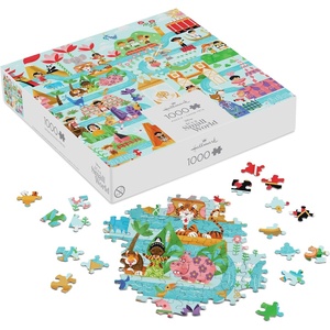 Hallmark Peanuts 1000-Piece Jigsaw Puzzle (75th Anniversary Through The Years)(Disney It’s A Small World)