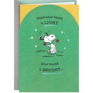 Hallmark Peanuts Birthday Card (Snoopy Hugs) for Kids, Grandchildren, Friends, Fans(Snoopy Hugs)