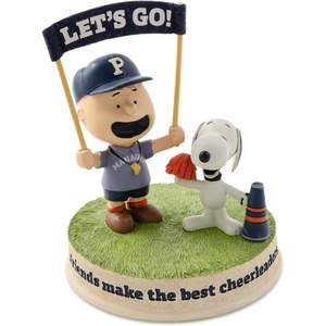 Hallmark Peanuts Figurine, 5.5″ (Big Cheers for You) Gift for Coaches, Teachers, Dads, Friends Fans, Collectors