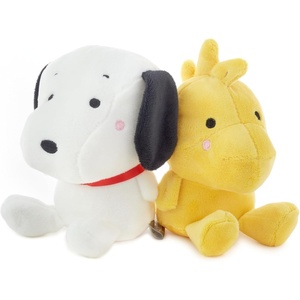 Hallmark Peanuts Holiday Plush Toy, 6″ (Christmas Lights Snoopy) Gift for Kids, Fans, Collectors(Snoopy and Woodstock  Small)