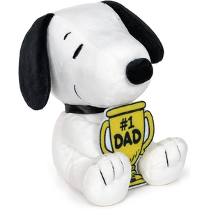 Hallmark Peanuts Plush Snoopy with Trophy, 6.5″ (#1 Dad) Gift for Father’s Day, Valentine’s Day, Birthdays, Christmas
