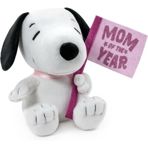 Hallmark Peanuts Snoopy with Flag Plush Toy, 6.5″ (Mom of The Year) Gift for Mother’s Day, Valentine’s Day, Birthdays, Christmas