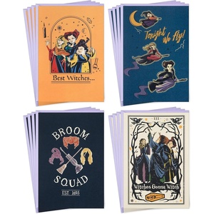 Hallmark Peanuts Thanksgiving Cards Assortment, Snoopy and Friends (16 Assorted Cards with Envelopes)(Hocus Pocus Assortment)